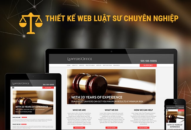 Quy trình làm website công ty luật